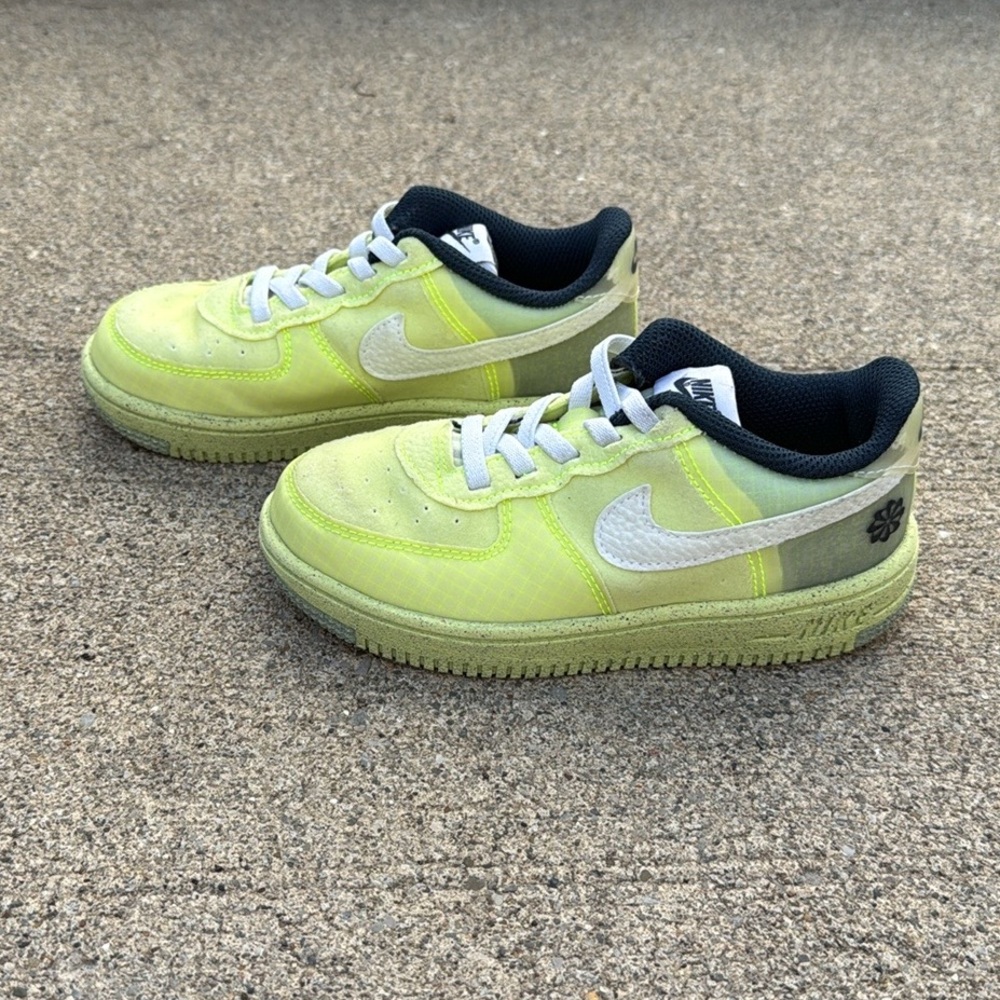 Nike Air Force 1 Crater ‘Light Lemon Twist’ Sneakers Toddler - Picture 2 of 10